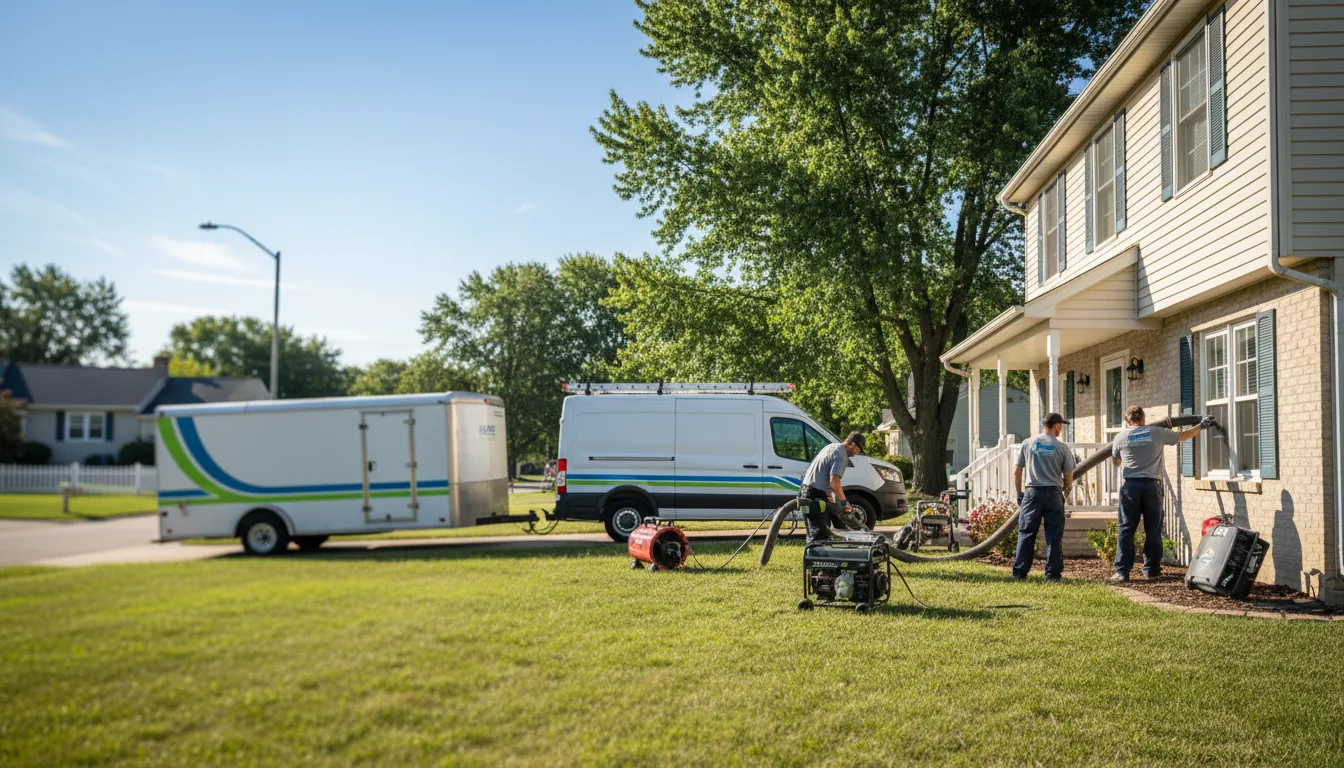 Flooded Basement Restoration And Cleanup With Repair in Shelbyville, IN near me